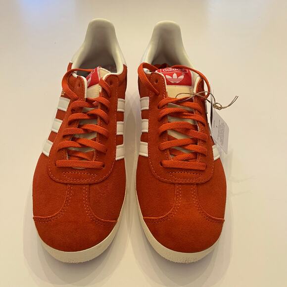 adidas Gazelle Sneakers UK 6.5 US Womens 8.5 US Mens 7 Preloved Red GY7339 NIB - Picture 8 of 12